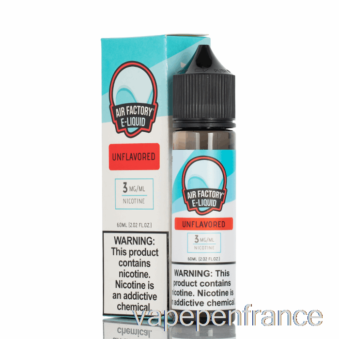 Sans Saveur - E-liquide Air Factory - Stylo Vape 60 Ml 3 Mg